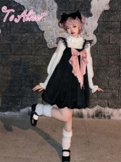 画像27: 【ToAlice】C6777ショルダーチュールリブハイネックニットトップス【30%OFF】 (27)