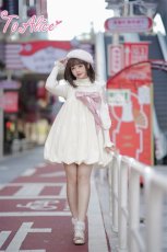 画像21: 【ToAlice】C6777ショルダーチュールリブハイネックニットトップス【30%OFF】 (21)