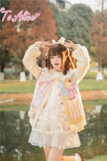 画像10: 【ToAlice】C6543チュールティアードスカパン (10)