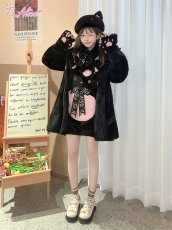 画像15: 【ToAlice】C6569たれみみうさぎフードバルーンコート (15)