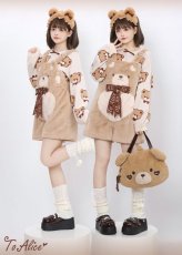 画像12: 【ToAlice】P361チョコベア３Wayバッグ【30％OFF】 (12)