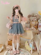画像6: 【ToAlice】C6678パフスリーブギンガムチェックブラウス (6)