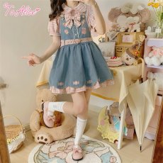 画像12: 【ToAlice】C6678パフスリーブギンガムチェックブラウス (12)