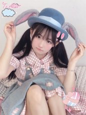 画像19: 【ToAlice】C6678パフスリーブギンガムチェックブラウス (19)