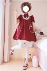 画像14:  【ToAlice】C6688ビッグうさ耳バルーンワンピース (14)