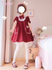 画像16:  【ToAlice】C6688ビッグうさ耳バルーンワンピース (16)