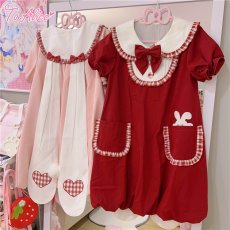 画像28:  【ToAlice】C6688ビッグうさ耳バルーンワンピース (28)