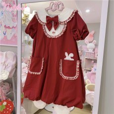 画像29:  【ToAlice】C6688ビッグうさ耳バルーンワンピース (29)