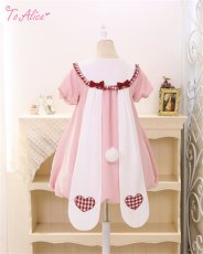 画像38:  【ToAlice】C6688ビッグうさ耳バルーンワンピース (38)