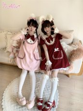 画像39:  【ToAlice】C6688ビッグうさ耳バルーンワンピース (39)