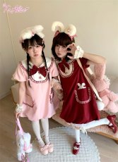 画像40:  【ToAlice】C6688ビッグうさ耳バルーンワンピース (40)