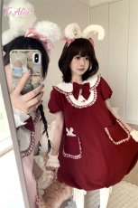 画像42:  【ToAlice】C6688ビッグうさ耳バルーンワンピース (42)