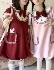画像46:  【ToAlice】C6688ビッグうさ耳バルーンワンピース (46)