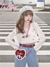 画像8: 【ToAlice】S2140ドットハートポーチ【50％OFF】 (8)