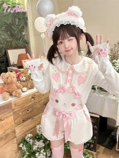 画像8: 【ToAlice】C6797ゆめかわうさぎサロペットかぼちゃパンツ (8)