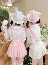 画像15: 【ToAlice】C6797ゆめかわうさぎサロペットかぼちゃパンツ (15)