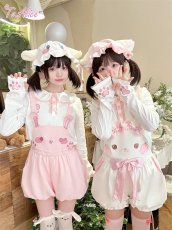 画像14: 【ToAlice】C6797ゆめかわうさぎサロペットかぼちゃパンツ (14)