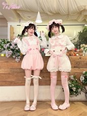 画像12: 【ToAlice】C6797ゆめかわうさぎサロペットかぼちゃパンツ (12)