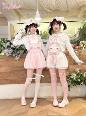 画像11: 【ToAlice】C6797ゆめかわうさぎサロペットかぼちゃパンツ (11)