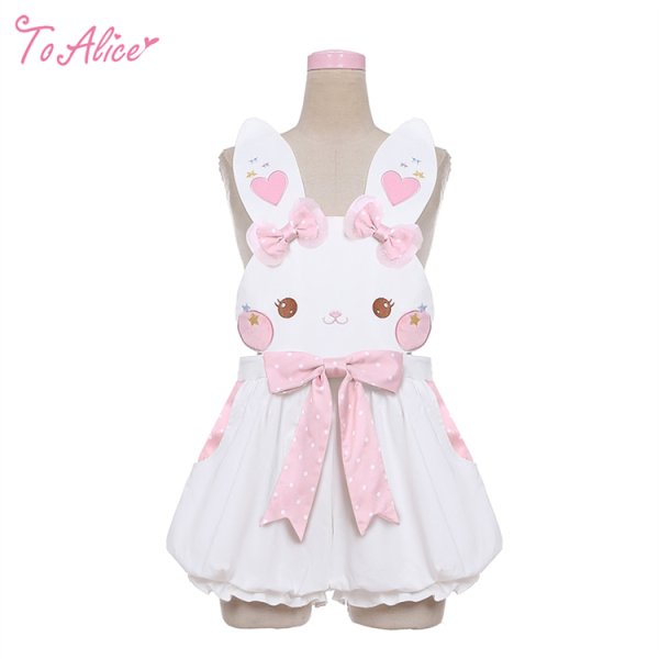 ToAlice】C6797ゆめかわうさぎサロペットかぼちゃパンツ - To Alice