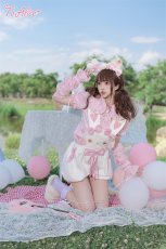 画像12: 【ToAlice】C6797ゆめかわうさぎサロペットかぼちゃパンツ (12)
