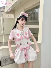画像25: 【ToAlice】C6797ゆめかわうさぎサロペットかぼちゃパンツ (25)