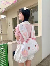 画像28: 【ToAlice】C6797ゆめかわうさぎサロペットかぼちゃパンツ (28)