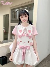 画像24: 【ToAlice】C6797ゆめかわうさぎサロペットかぼちゃパンツ (24)