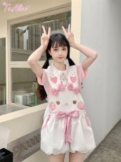 画像22: 【ToAlice】C6797ゆめかわうさぎサロペットかぼちゃパンツ (22)