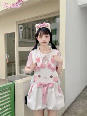 画像23: 【ToAlice】C6797ゆめかわうさぎサロペットかぼちゃパンツ (23)