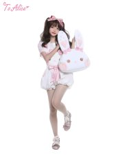 画像42: 【ToAlice】C6797ゆめかわうさぎサロペットかぼちゃパンツ (42)