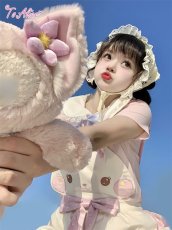 画像35: 【ToAlice】C6797ゆめかわうさぎサロペットかぼちゃパンツ (35)
