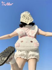画像37: 【ToAlice】C6797ゆめかわうさぎサロペットかぼちゃパンツ (37)