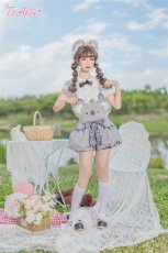 画像2: 【ToAlice】C6801コアラサロペットかぼちゃパンツ【本店・通販限定】 (2)