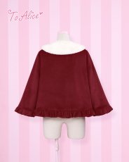 画像9: 【ToAlice】C689ハートポケットポンチョ風コート (9)
