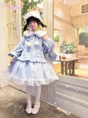 画像15: 【ToAlice】C689ハートポケットポンチョ風コート (15)