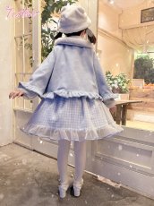 画像14: 【ToAlice】C689ハートポケットポンチョ風コート (14)