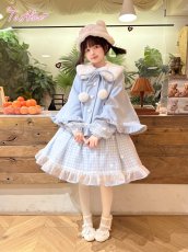 画像17: 【ToAlice】C689ハートポケットポンチョ風コート (17)