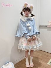 画像18: 【ToAlice】C689ハートポケットポンチョ風コート (18)