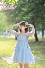 画像3: 【送料無料】S2400 デイジーチェックパフスリーブ付け袖《予約受付》【計5000円以上】 (3)