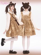 画像31: 【送料無料】C6982ふわふわハートバンビジャンパースカート《予約限定》 (31)