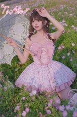 画像15: 【Last one】【ToAlice】C6999初恋少女レースアップミニ丈スリングワンピース【30％OFF】 (15)
