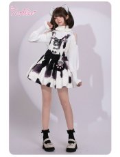 画像33: 【ToAlice】C6777ショルダーチュールリブハイネックニットトップス【30%OFF】 (33)