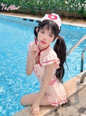 画像5: 【ToAlice】C7184ナース×チャイナ水着【30%OFF】 (5)