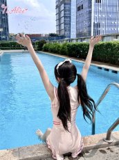 画像6: 【ToAlice】C7184ナース×チャイナ水着【30%OFF】 (6)