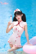 画像8: 【ToAlice】C7184ナース×チャイナ水着【30%OFF】 (8)