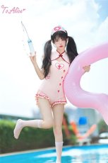 画像11: 【ToAlice】C7184ナース×チャイナ水着【30%OFF】 (11)