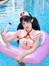 画像12: 【ToAlice】C7184ナース×チャイナ水着【30%OFF】 (12)