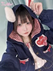 画像34: 【ToAlice】C7324うさみみフード付きデニムジャケット (34)