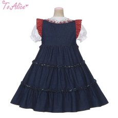 画像3: 【ToAlice】L1483ストロベリーブーケ半袖ブラウス (3)